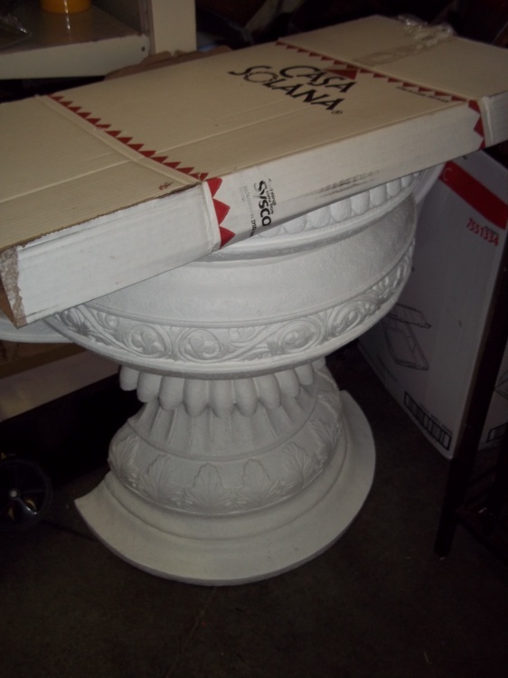lot 209 image: Victorian Table with Glass top 40 x 31 tall