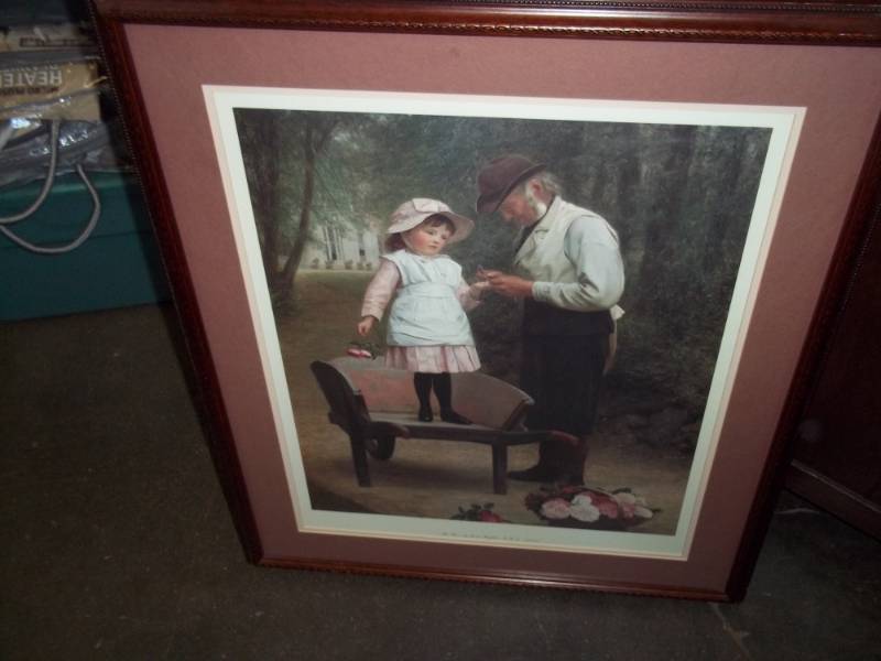 lot 214 image: Framed Print 23 x 28