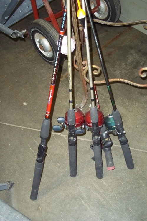 lot 234 image: Fishing rods and reels