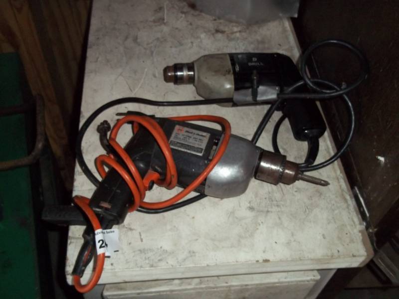 lot 24 image: Pair of drills