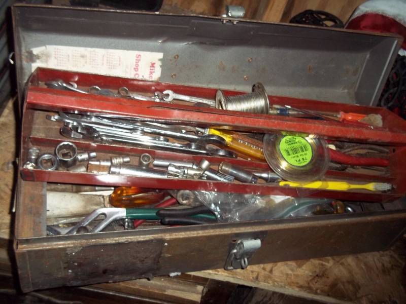 lot 49 image: Craftsman tool box full of misc tools