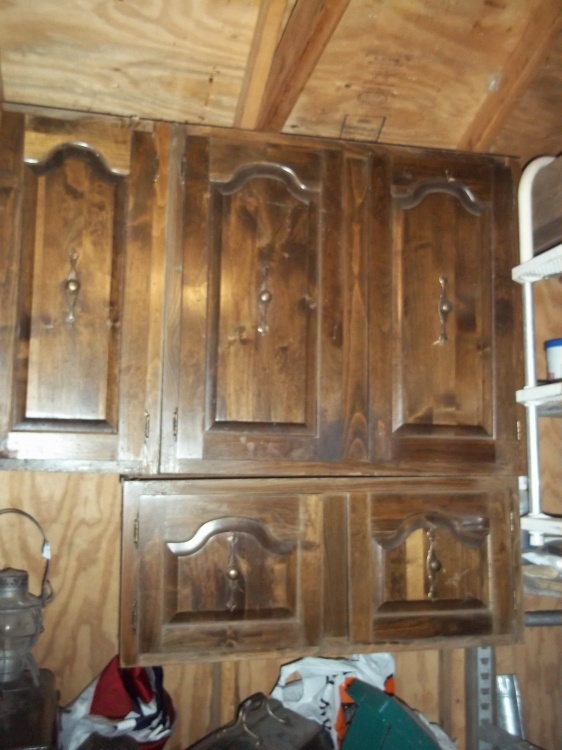 lot 55 image: Wall Cabinets does not include contents