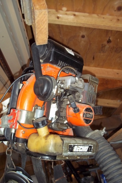 lot 143 image: Echo Backpack leaf blower