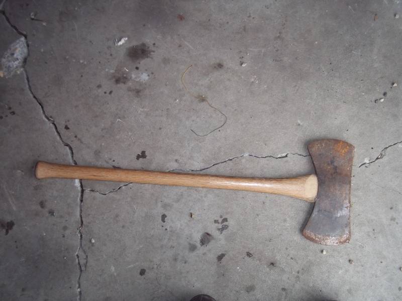 lot 172 image: Double headed axe