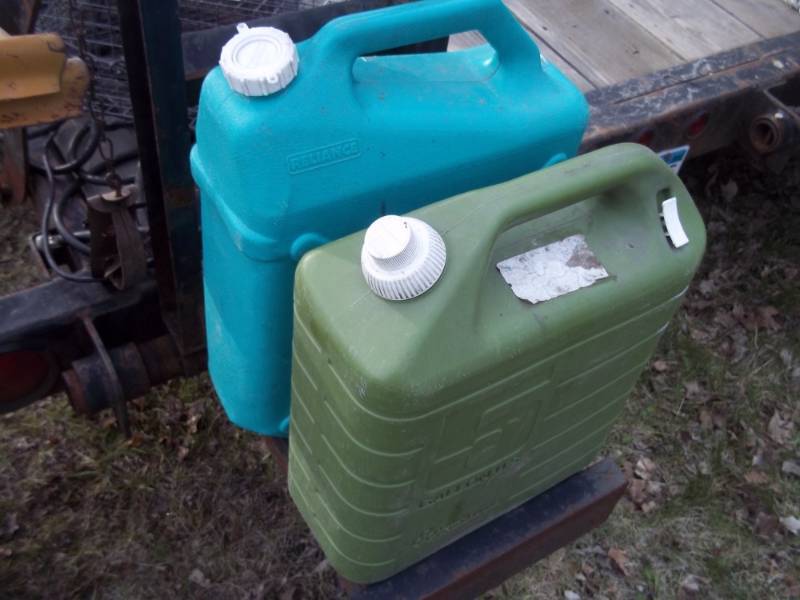 lot 243 image: Pair of Camping water jugs