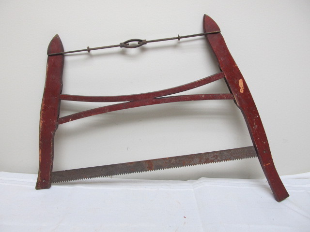 lot 17 image: Antique Wooden Buck Saw