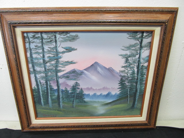 lot 54 image: Framed Signed Oil on Canvas Painting