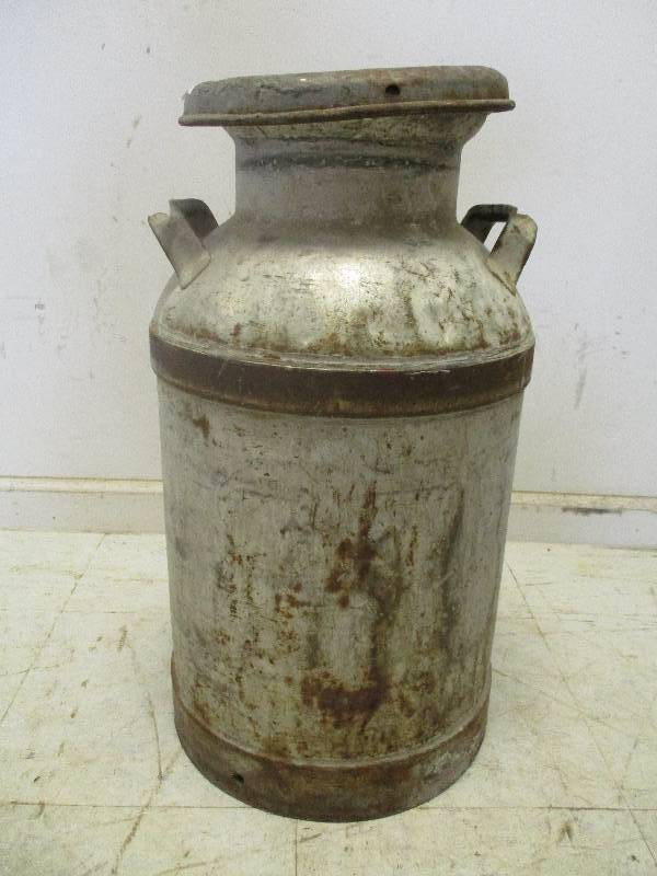 lot 90 image: Vintage Milk Can With Lid