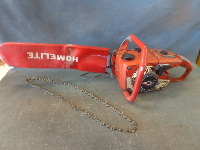 lot 130 image: Homelite Chainsaw