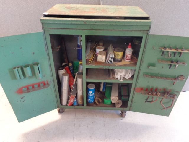 lot 146 image: Steel Storage Cart