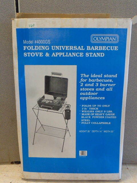 lot 160 image: Universal BBQ , Stove & Appliance Stand