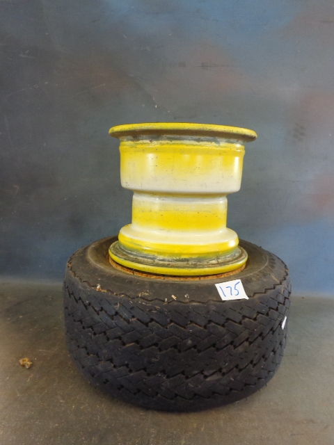lot 175 image: Small Trailer Wheel and Rim