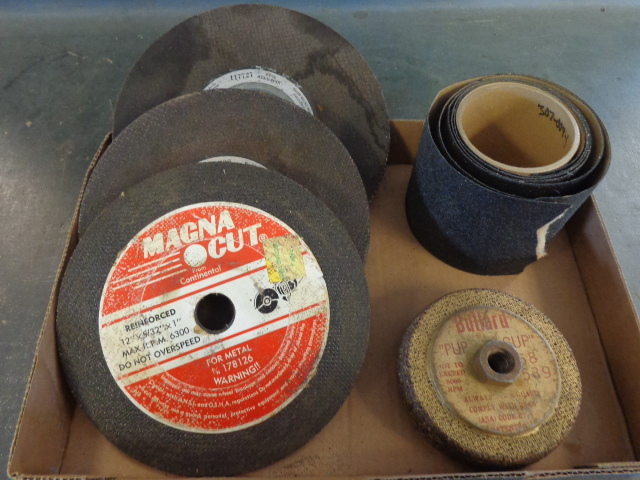 lot 177 image: Grinding Wheels and Sandpaper