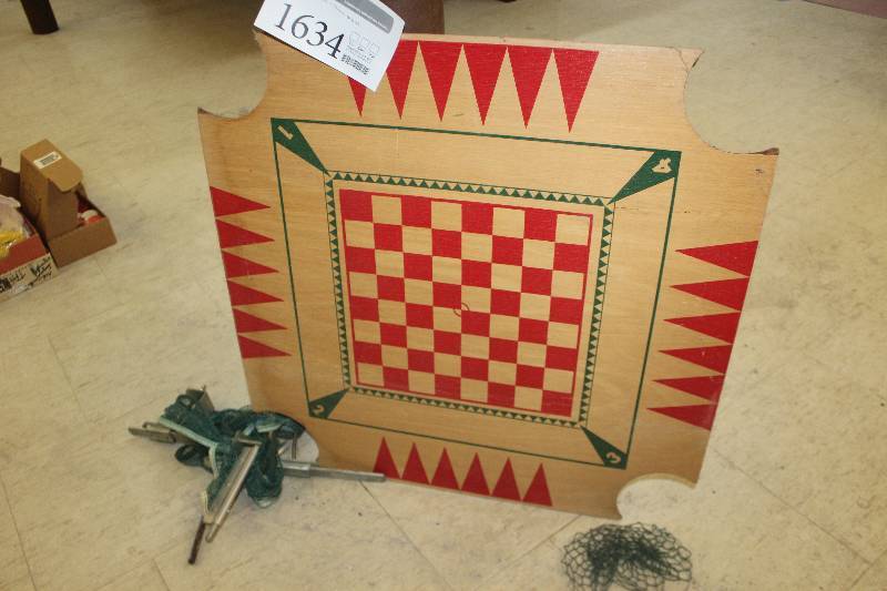lot 1634 image: Ping Pong Net, Game Board