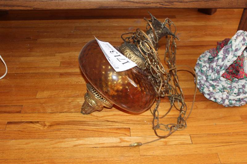 lot 1713 image: Hanging Light Fixture