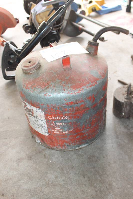 lot 1774 image: Metal Gas Can