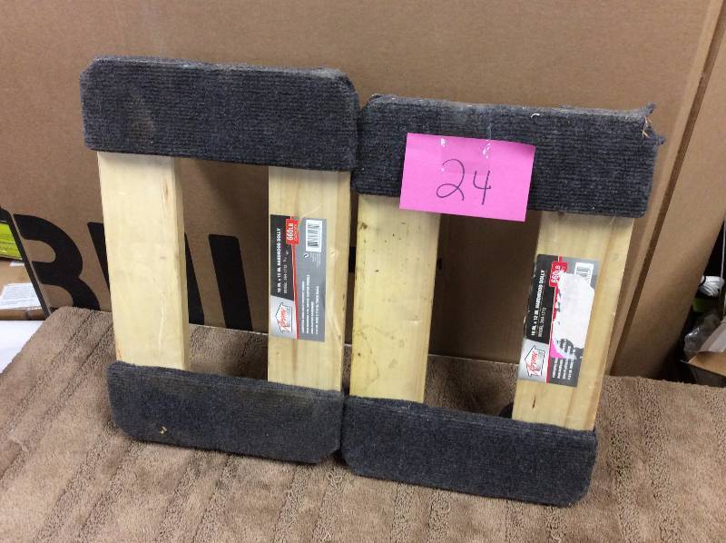 lot 24 image: Set of 2 Movers Dolly 660 lbs. weight capacity, 18 L x 12 W