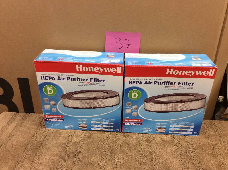 lot 37 image: Set of HWLHRF11 - Honeywell Replacement HEPA Filter for Silentcomfort Air Cleaners  open box never used