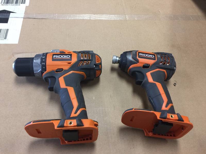 lot 57 image: Lot of Ridgid drill and impact in like New working conditions