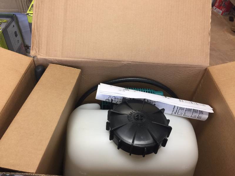 lot 61 image: Gilmour Professional Backpack Sprayer open box