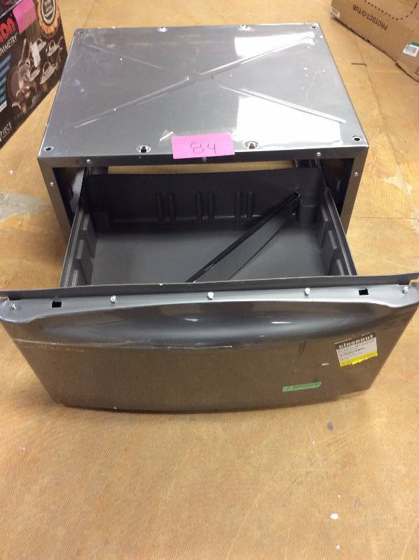 lot 84 image: Laundry Pedestal with Storage Drawer used