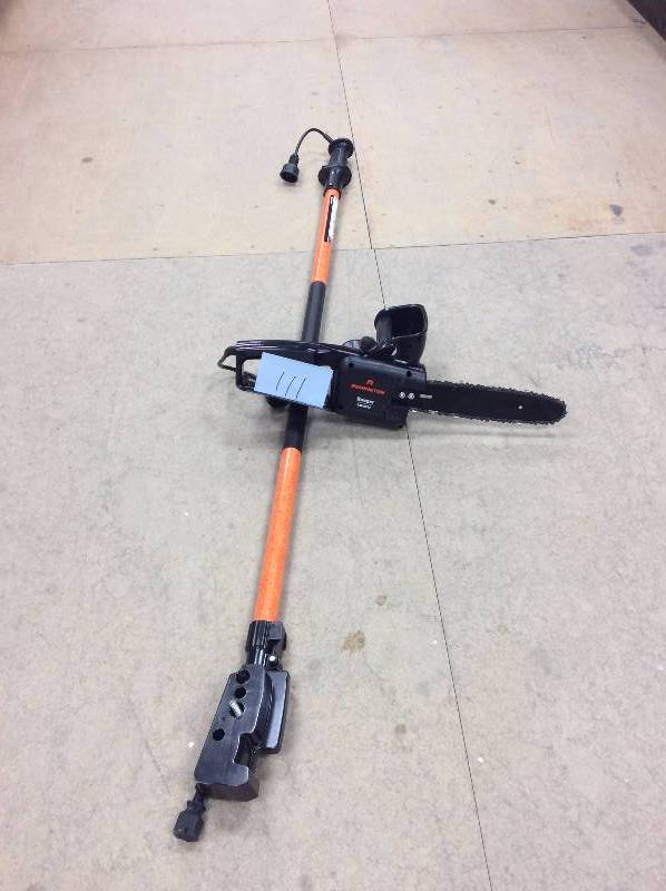 lot 111 image: Remington Electric Pole Saw Provides Pruning Power open box never used