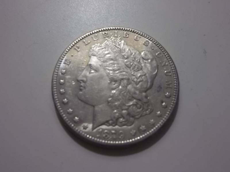 1879 S Reverse 78  Morgan Silver Dollar Proof Like Strike Very  High Grade MS (In MS60 Valued  $275.00)