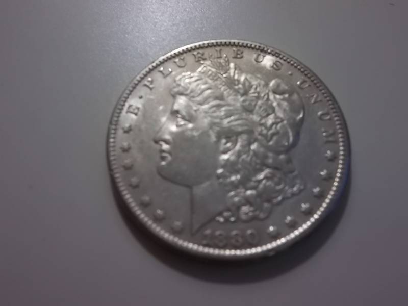 1880 S Morgan Silver Dollar Very High Grade MS (In MS60 Valued  $60.00)