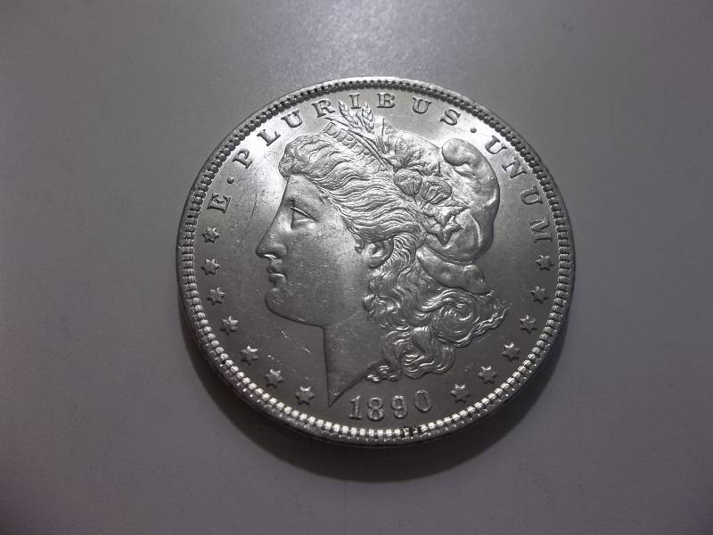 1890 Morgan Silver Dollar Higher Grade Very High MS