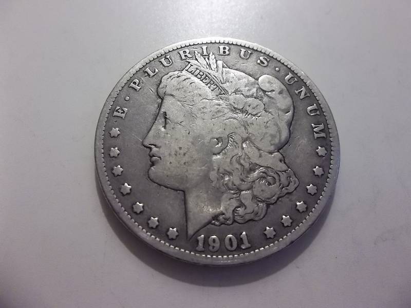 1901 O Morgan Silver Dollar