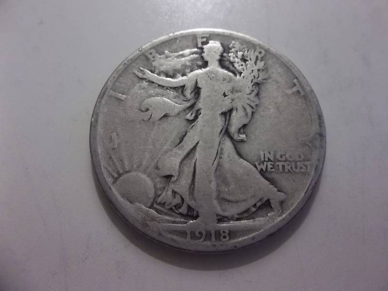 1918 D  Walker Half Dollar Better Date