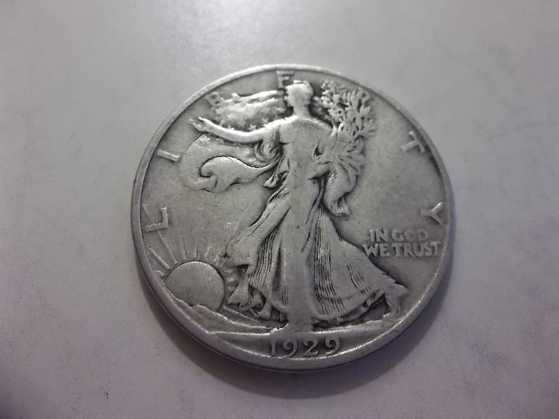 1929 D Walker Half Dollar High Grade (In XF Valued  $80.00)
