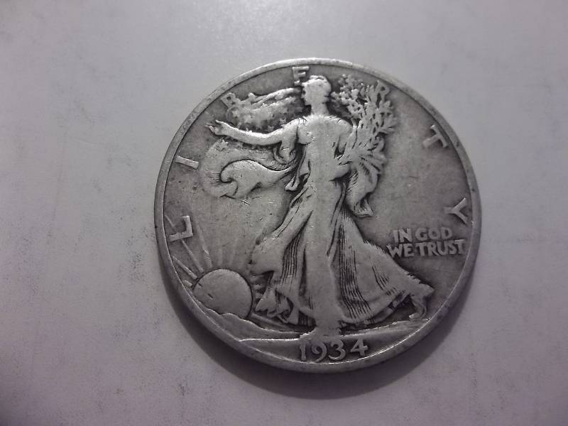 1934 S Walker Half Dollar Better Grade