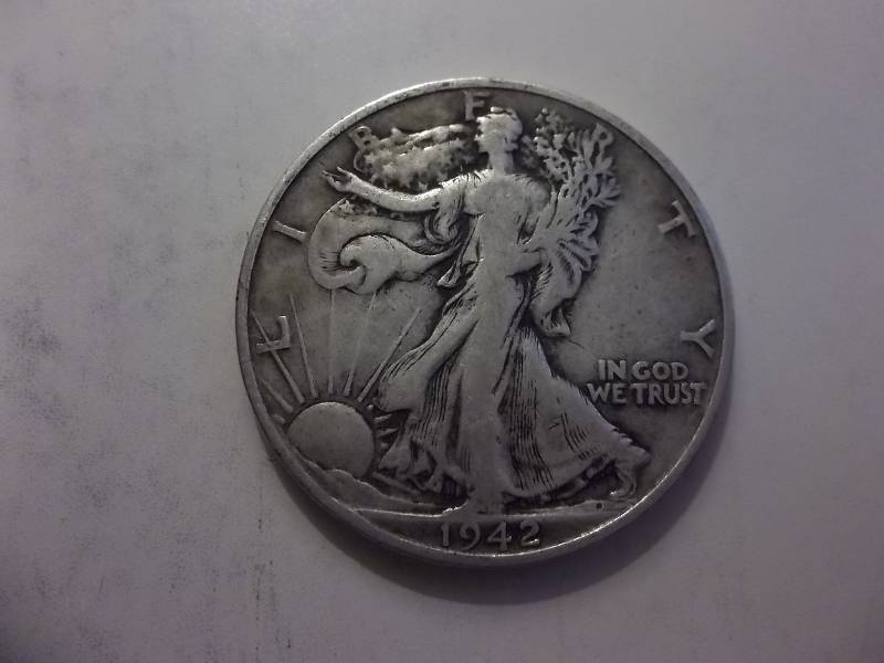 1942 S Walker Half Dollar Better Grade XF