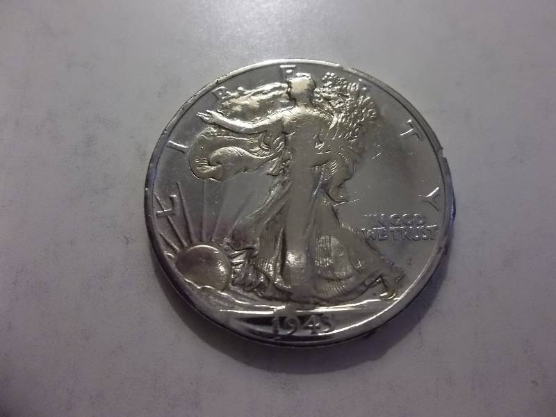 1943 D  Walker Half Dollar Higher Grade Polished