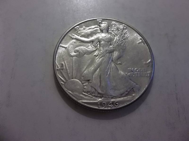 1946 D Walker Half Dollar Very High Grade MS