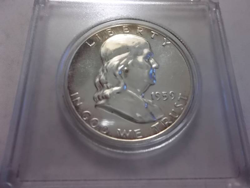 1959 Franklin Proof Half Dollar With Full Bell