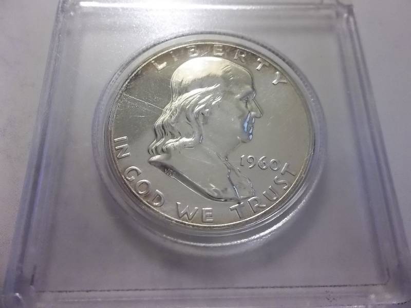 1960  Franklin Half Dollar Proof  With Full Bell