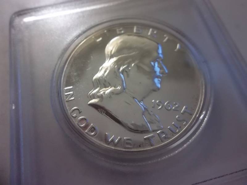 1962  Franklin Half Dollar Proof With Full  Bell