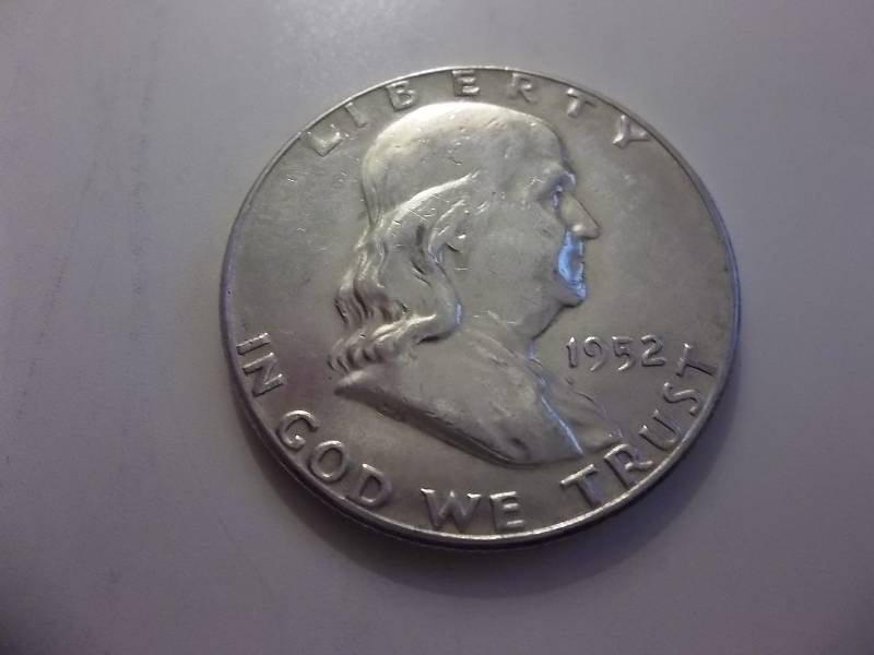 1952  Franklin Half Dollar Very High Grade AU-BU