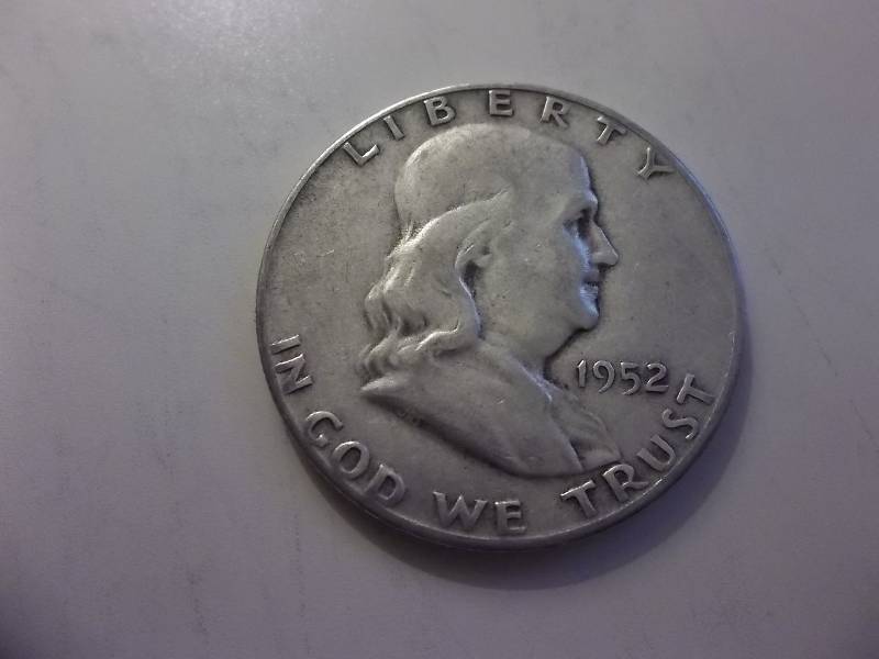 1952 S Franklin Half Dollar Better Grade