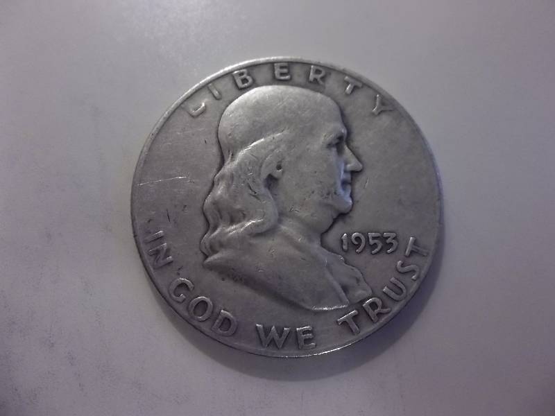 1953  Franklin Half Dollar Better Grade