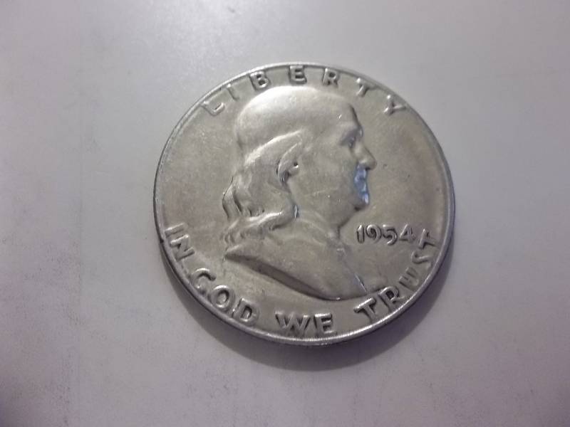 1954 S Franklin Half Dollar Higher Grade