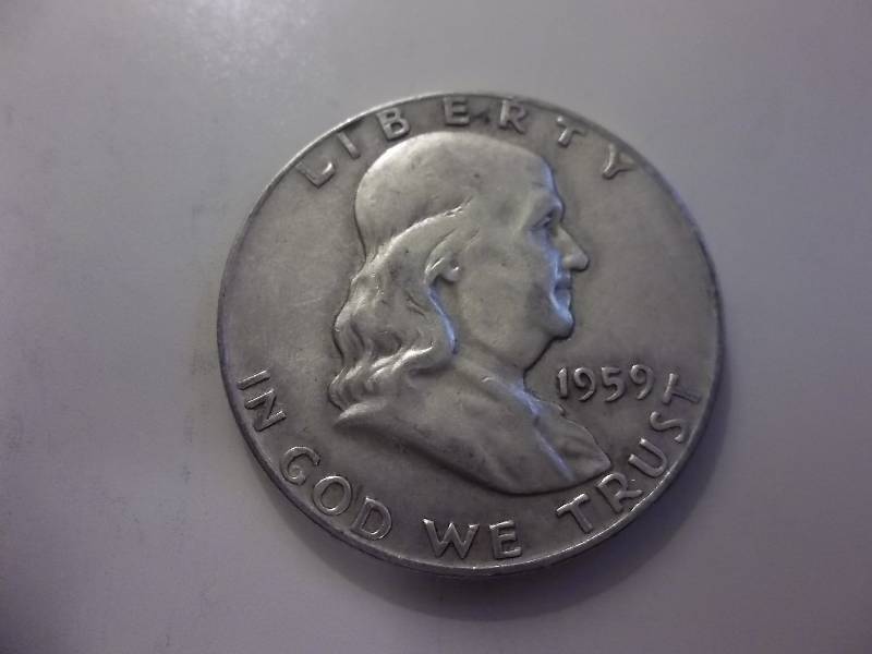 1959  Franklin Half Dollar Better Grade
