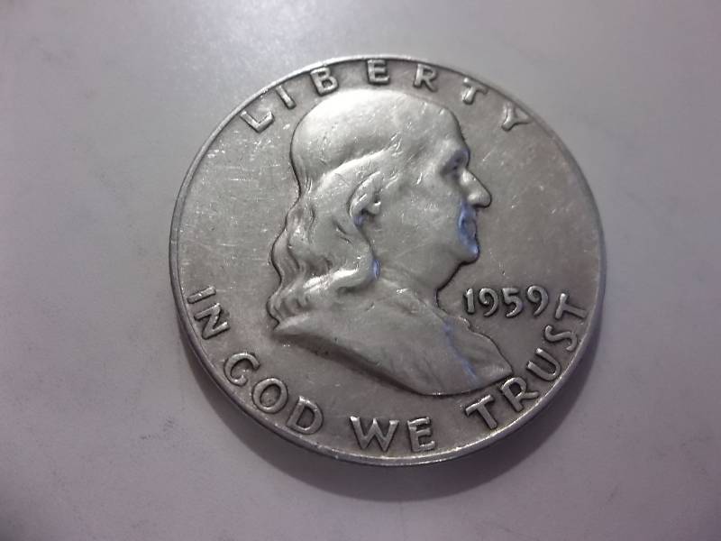 1959 D Franklin Half Dollar High Grade