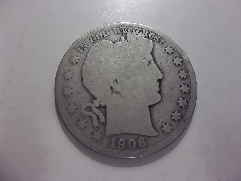1906  Barber Half Dollar
