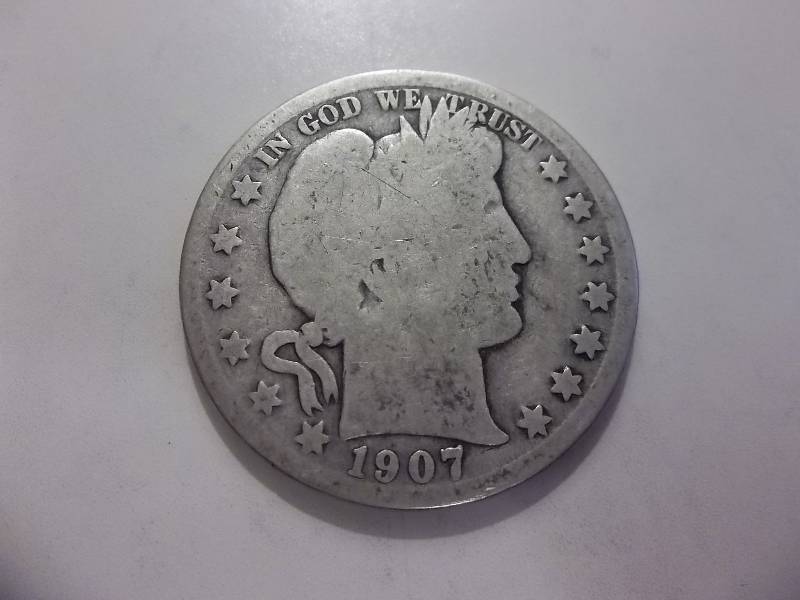 1907 O Barber Half Dollar