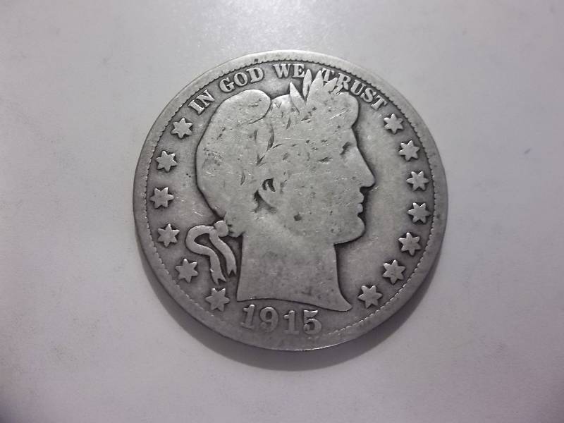 1915 S Barber Half Dollar
