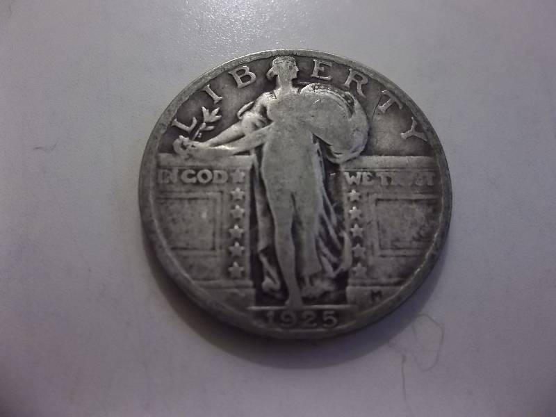 1925 Standing Liberty Quarter Strong Date