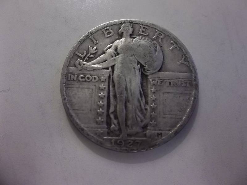 1927 Standing Liberty Quarter Very Strong Date